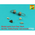 German Accessories for Horn, Notek, Front, Tail & Convoy Lights Aber Models