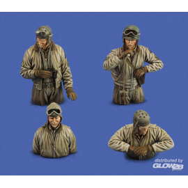 US tank crew WWII Figures 