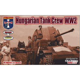 WWII Hungarian Tank Crew, set 1 Figures 