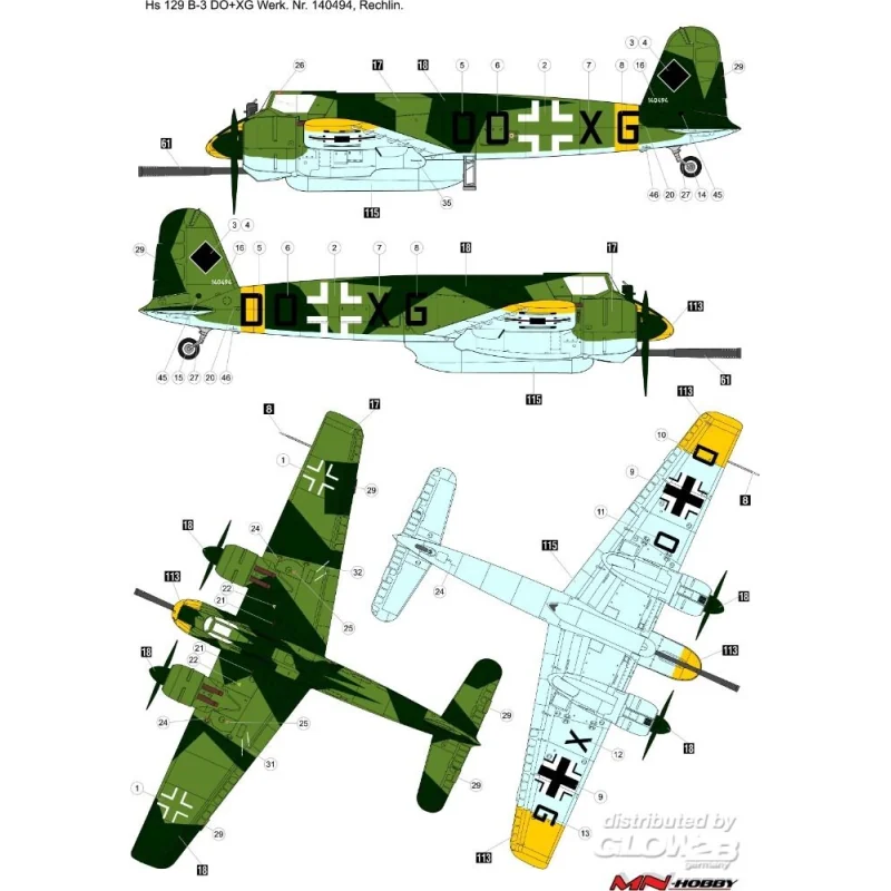 Henschel Hs 129B-3 MN-Hobby