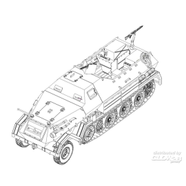 Sd.Kfz.8 Gepanzerte 12t Model kit 