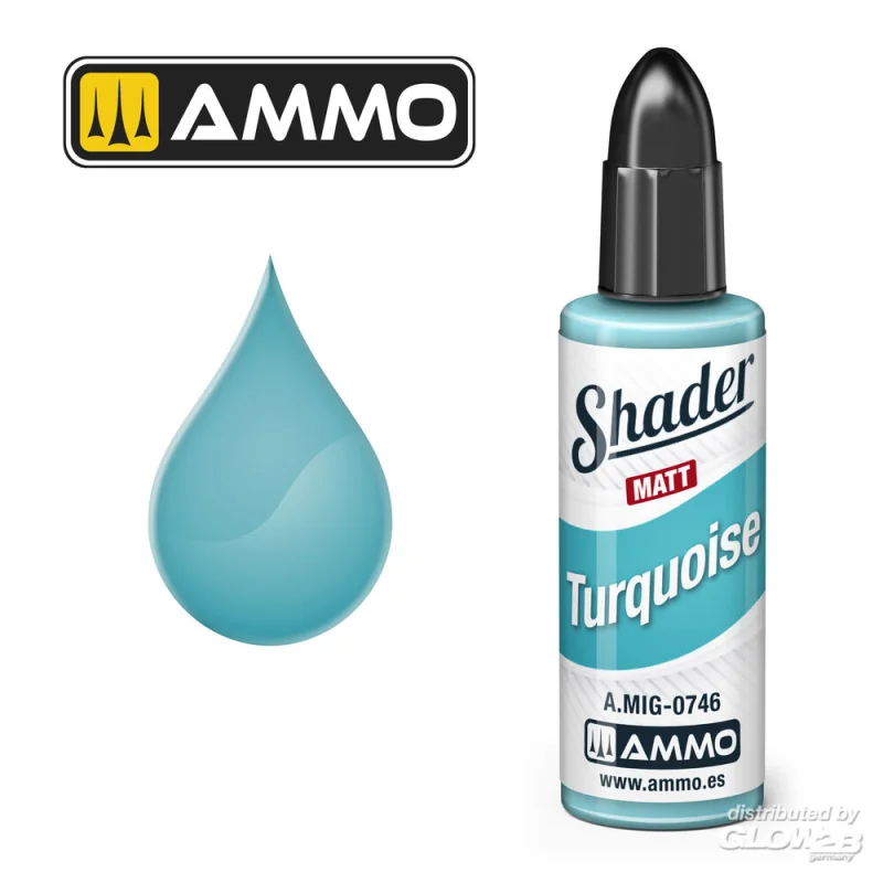 MATT SHADER Turquoise Paint 