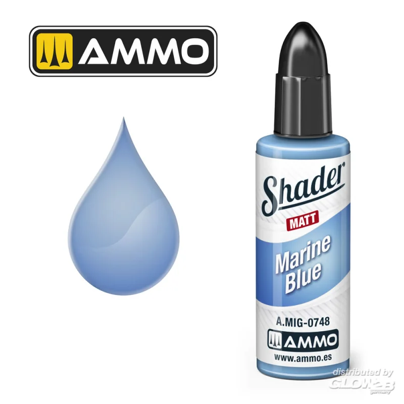 MATT SHADER Marine Blue Paint 