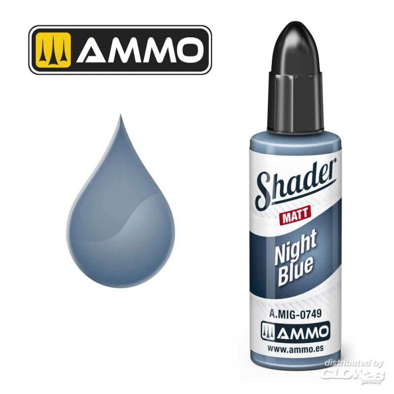 MATT SHADER Night Blue Paint 