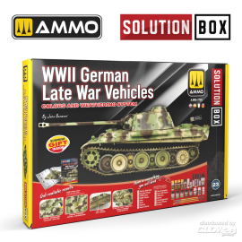 SOLUTION BOX 23 -WWII German Late War Vehicles. Colors and Weathering System Paint 