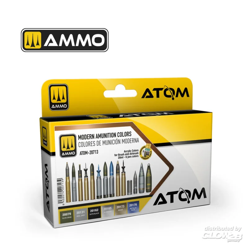 ATOM Modern Ammunition Colors Set Paint 