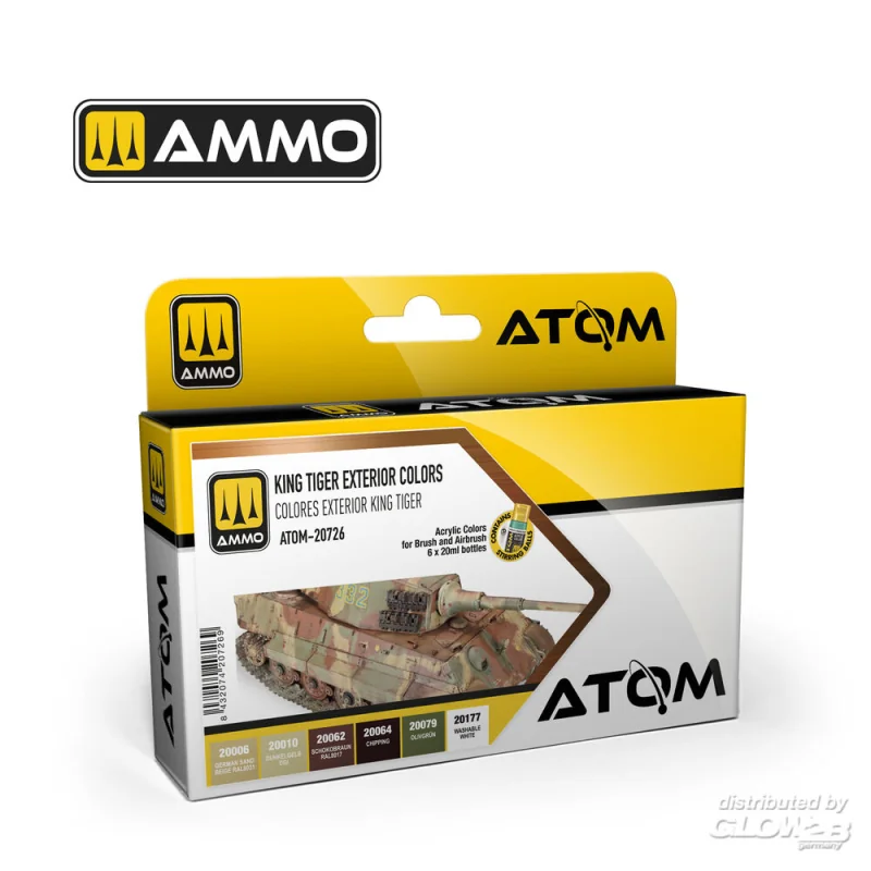 ATOM King Tiger Exterior Colors Set Paint 