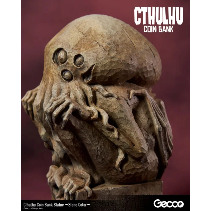 HP Lovecraft Cthulhu Mythos Cthulhu money box (Stone Color) 24 cm