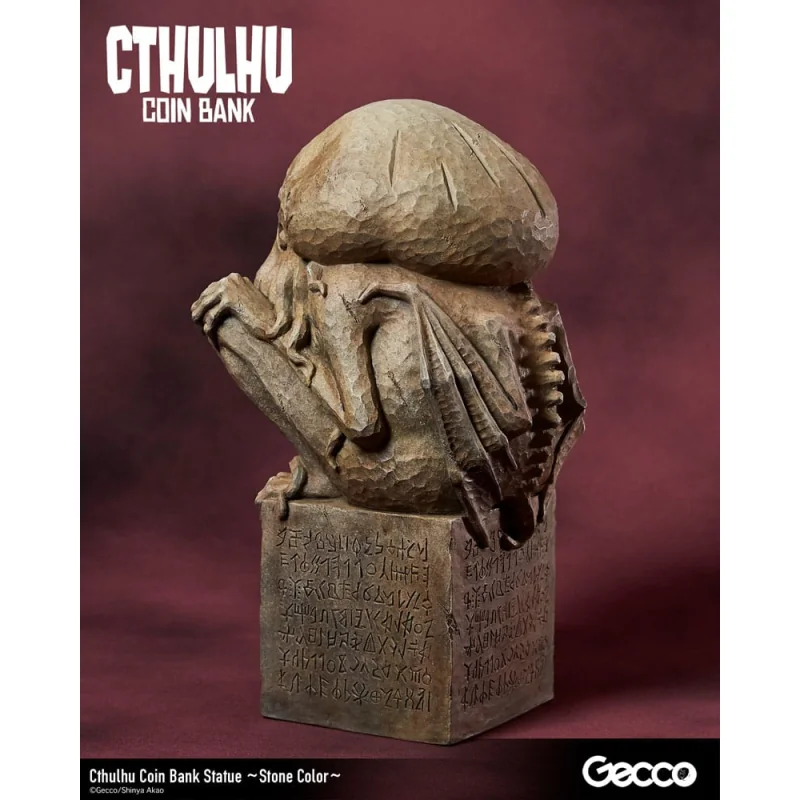 HP Lovecraft Cthulhu Mythos Cthulhu money box (Stone Color) 24 cm