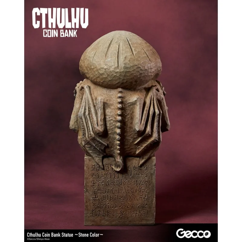 HP Lovecraft Cthulhu Mythos Cthulhu money box (Stone Color) 24 cm