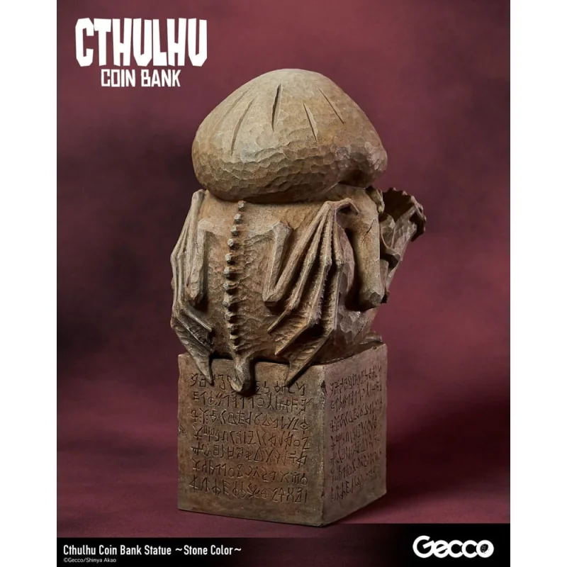 HP Lovecraft Cthulhu Mythos Cthulhu money box (Stone Color) 24 cm