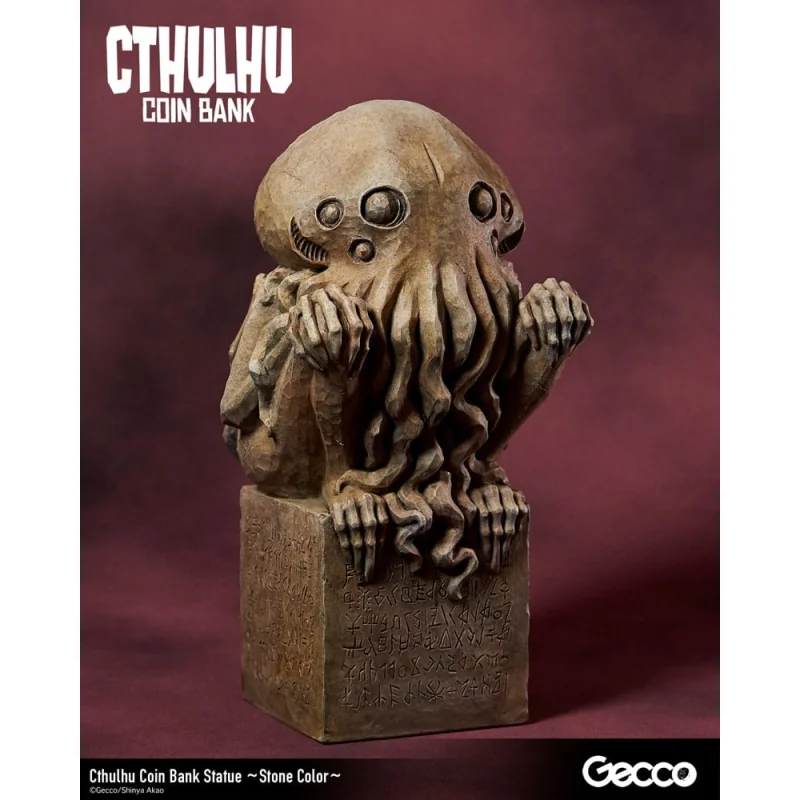 HP Lovecraft Cthulhu Mythos Cthulhu money box (Stone Color) 24 cm