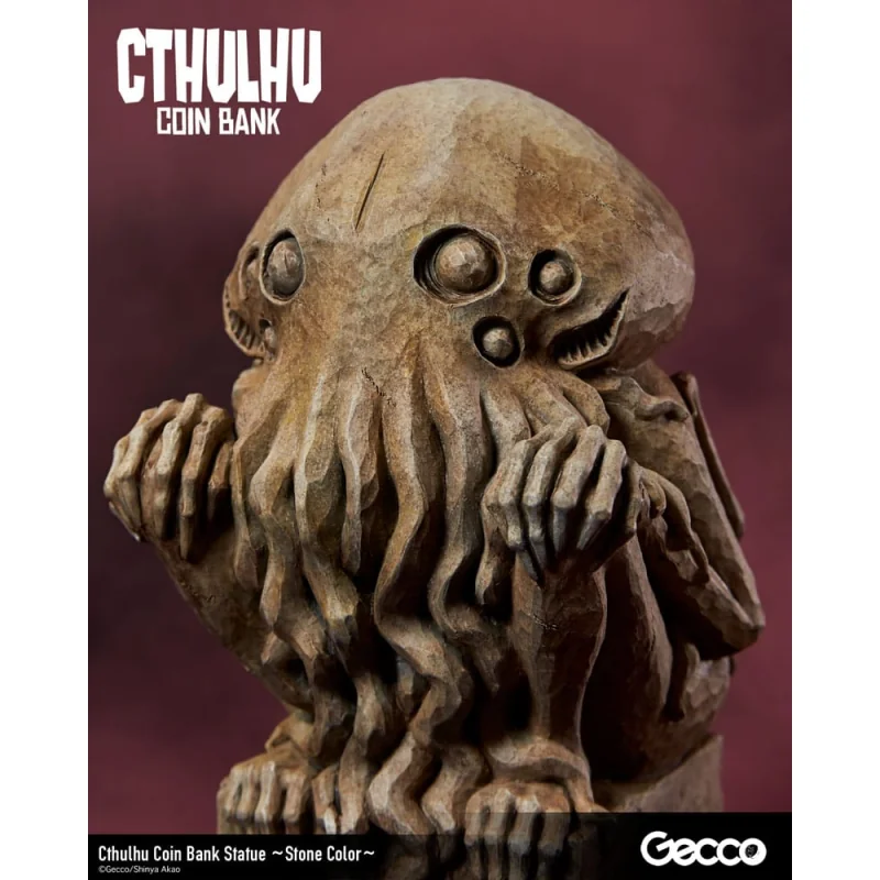 HP Lovecraft Cthulhu Mythos Cthulhu money box (Stone Color) 24 cm