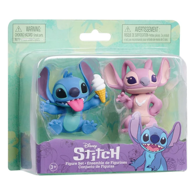 Lilo & Stitch pack 2 figures Angel & Stitch 7 cm Figurines