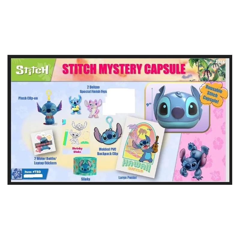 Lilo & Stitch - Stitch Jumbo Mystery Capsule Gift Set Playset