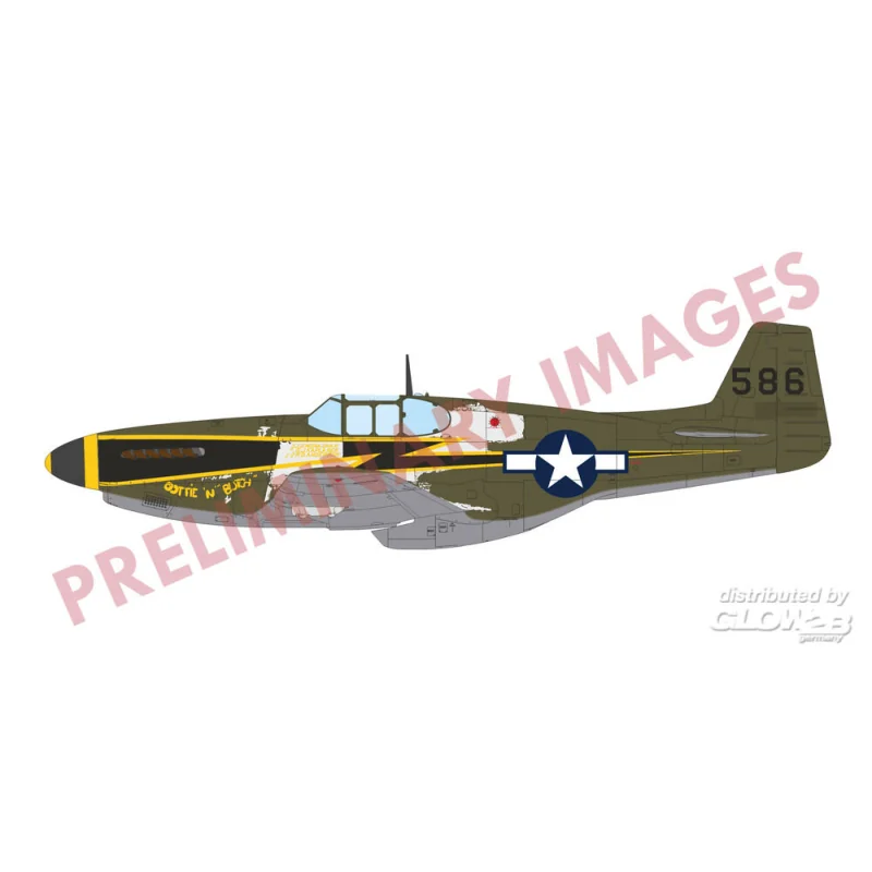 P-51B/C Mustang w/ dorsal fin EDUARD-PROFIPACK Model kit 