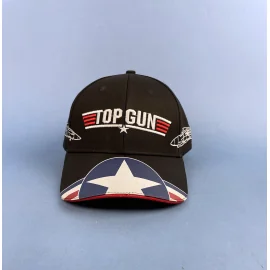 TOP GUN cap (embroidered and printed, cotton/velcro) 