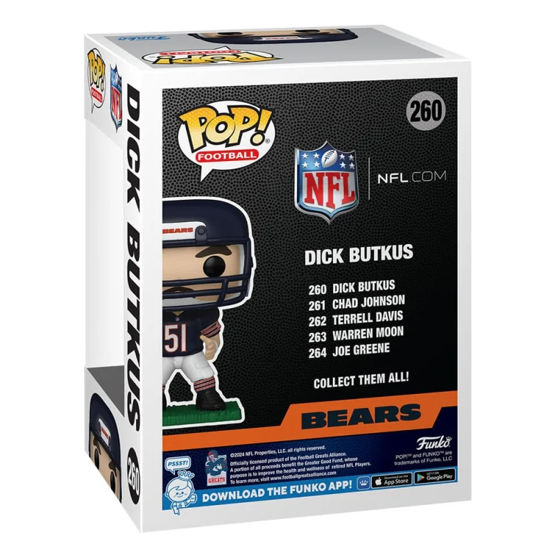 NFL: Legends POP! Sports Vinyl figurine Bears- Dick Butkus 9 cm Funko