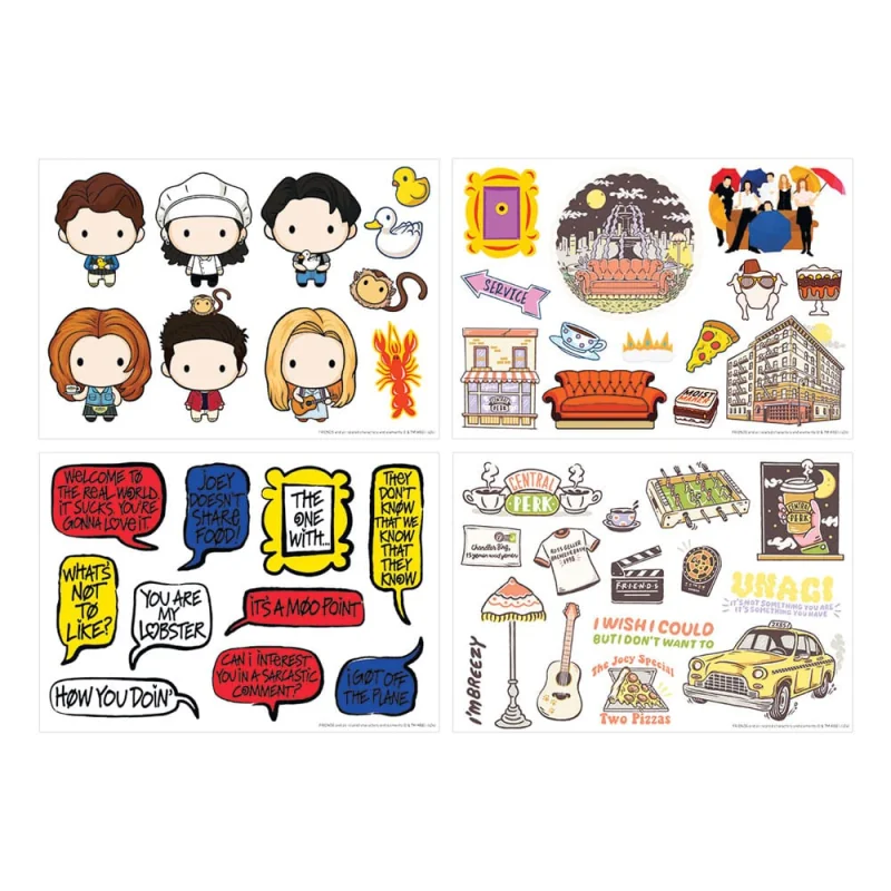 Friends tech stickers 