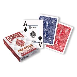 PRESTIGE PLASTIC BICYCLE CARDS IN BLISTER PACK 