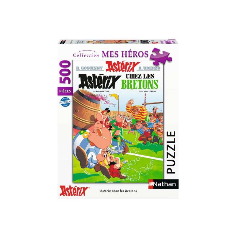 Nathan puzzle 500 p - Asterix among the Bretons 