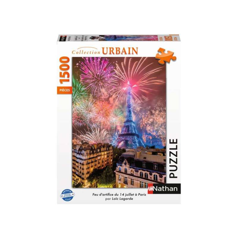 Nathan puzzle 1500 p - July 14 fireworks in Paris / Loïc Lagarde 