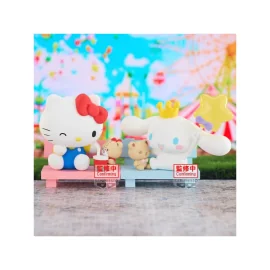 Sanrio Characters Nakayoshi Memories Hello Kitty x Cinnamoroll Figure Figurine 