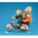 Desktop Real Mccoy Ex Dragon Ball Z Ss Son Goku & Ss Son Gohan & Motorbike Megahouse