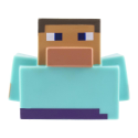 MINECRAFT - Steve - Bath Toy Figurines