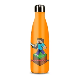 MINECRAFT - Steve - 600ml Metal Water Bottle 