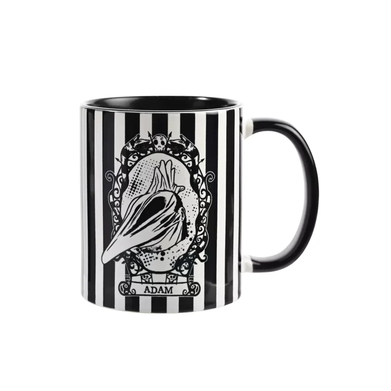 BEETLEJUICE - Black&White - Adam - Colorful Interior Mug - 312 ml Cups and Mugs