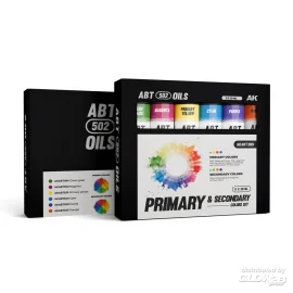 PRIMARY & SECONDARY COLORS SET - ABT 502 OILS 