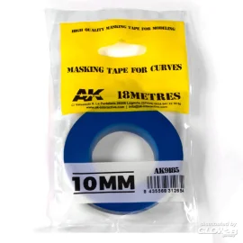 Blue masking Tape for curves 10mm 