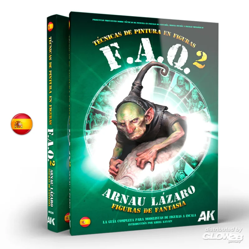 FAQ 2 FANTASY FIGURES PAINTING TECHNIQUES by Arnau Lázaro - Spanish Book 