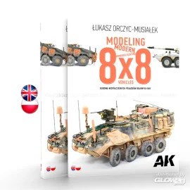 Modeling Modern Armored Fighting 8x8 Vehicles Bilingual English - Polish Book 