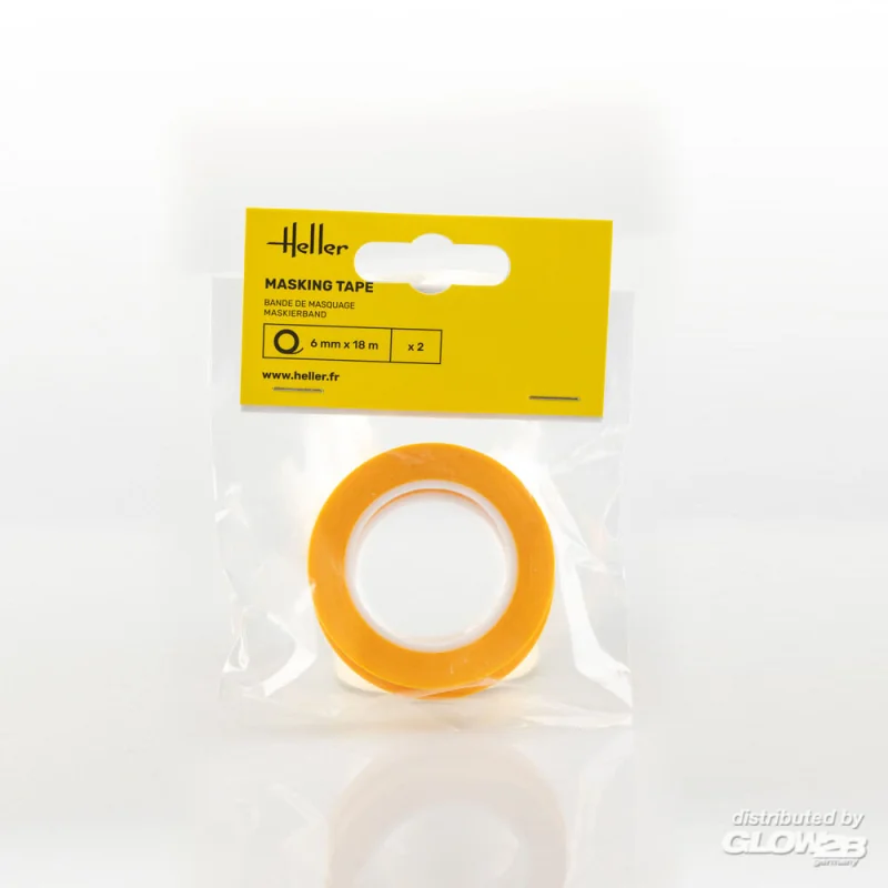 Masking tape 6 mm x 18 m (2 pieces) 