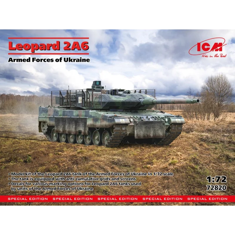 Leopard 2A6 Armed Forces of Ukraine AUGUST RELEASE!!! Model kit 