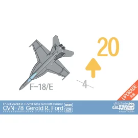 US Navy Gerald R. Ford-class Aircraft Carrier- USS Gerald R. Ford CVN-78 (Upgraded Version) 