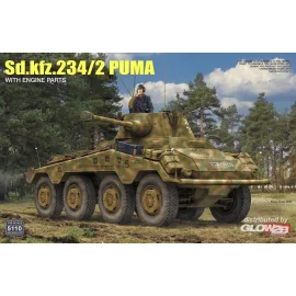 Sd.kfz 234/2 Puma w/ Engine Parts 