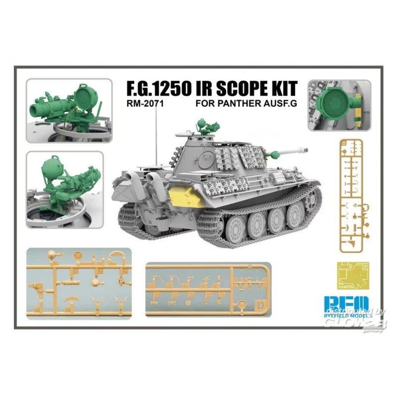 FG1250 IR Scope Kit For Panther Ausf.G Model kit 