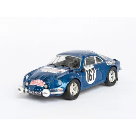 RENAULT ALPINE A110 167 VITOR COLACO MARQUES / CHRISTIAN MELVILLE RALLYE MONTE-CARLO 1972 Die cast 