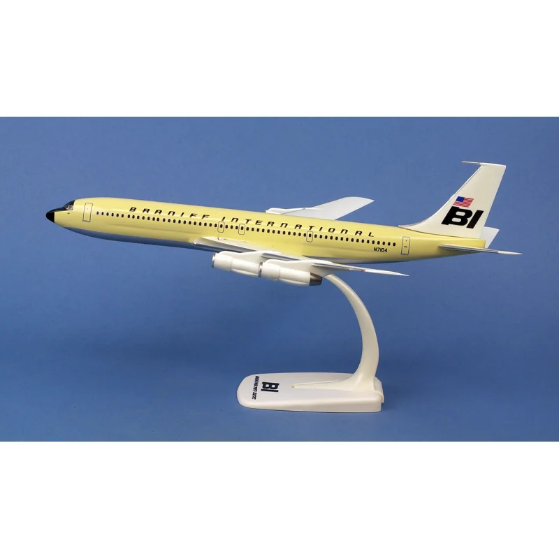 Braniff International Boeing 707-320 -' Solid beige N7104 Die cast 