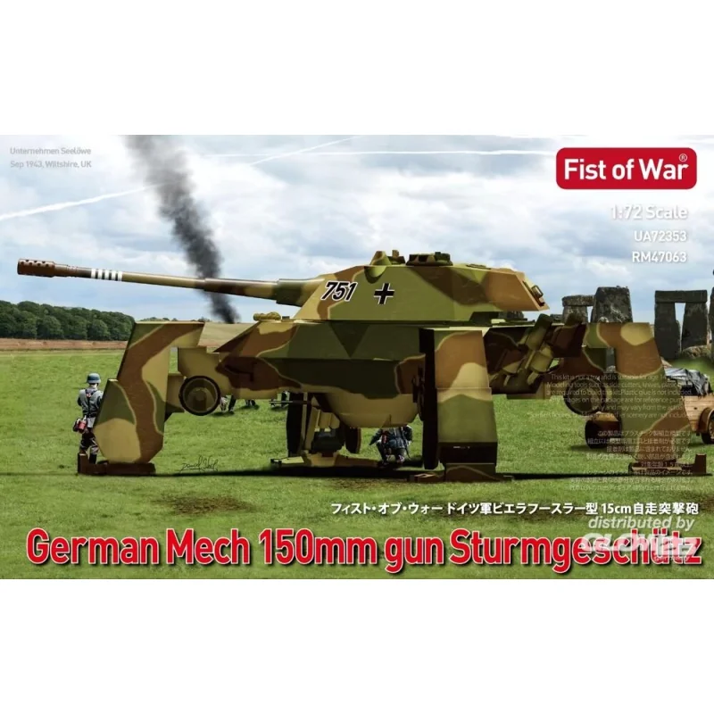 German e75 Mech 150 STUG Die cast 