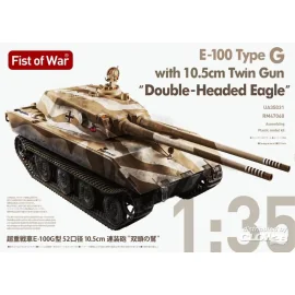 E100 Type G, with 105mm twin Gun, Double-head Eagle Die cast 