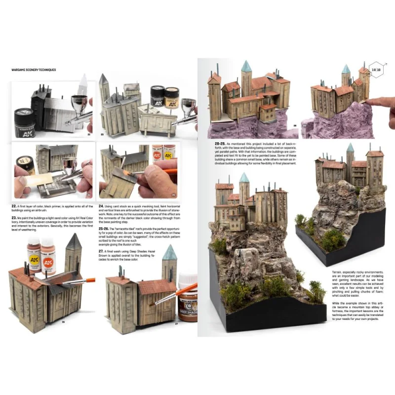 AK INTERACTIVE: AK LEARNING WARGAME SERIES 4 Scenery Techniques - English. 88 pages. Soft cover Book on model building