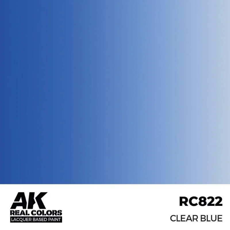 AK INTERACTIVE: Real Colors Clear Blue 17 ml. Acrylic model paint