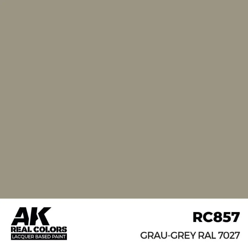 AK INTERACTIVE: Real Colors Grau-Grey RAL 7027 17 ml. Acrylic model paint