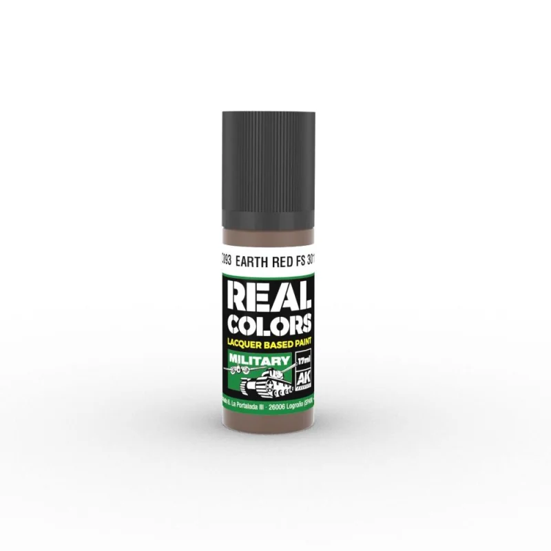 AK INTERACTIVE: Real Colors Earth Red FS 30117 17 ml. Paint 