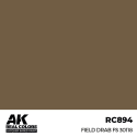 AK INTERACTIVE: Real Colors Field Drab FS 30118 17 ml. Acrylic model paint