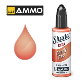 AMMO of MIG: MATT SHADER Candy Red 10mL Paint 